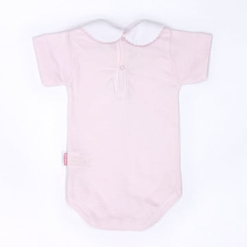 BODY CON CUELLO M.CORTA I. T.6 D.R. LISO ROSA