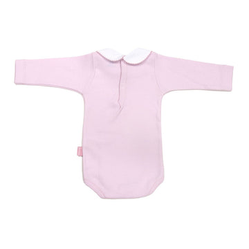BODY CON CUELLO M.LARGA I. T.18 D.R. LISO ROSA