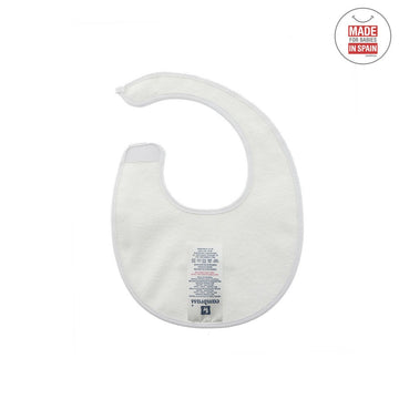 BABERO REDONDO CON VELCRO PIO PIO GRIS 16x19x1 CM