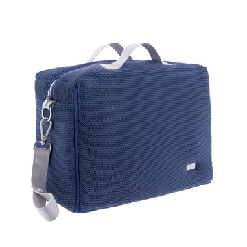 BOLSO MATERNAL TABELA LONDON AZUL 16x41.5x29 CM