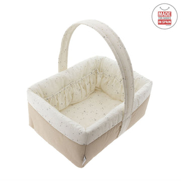 CESTA CANASTILLA 22.5x29x29 CM SKY BEIGE