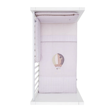 JGO COLCHA I/V+PROT. (CUNA 60) 60x120 CM LAVANDA MALVA
