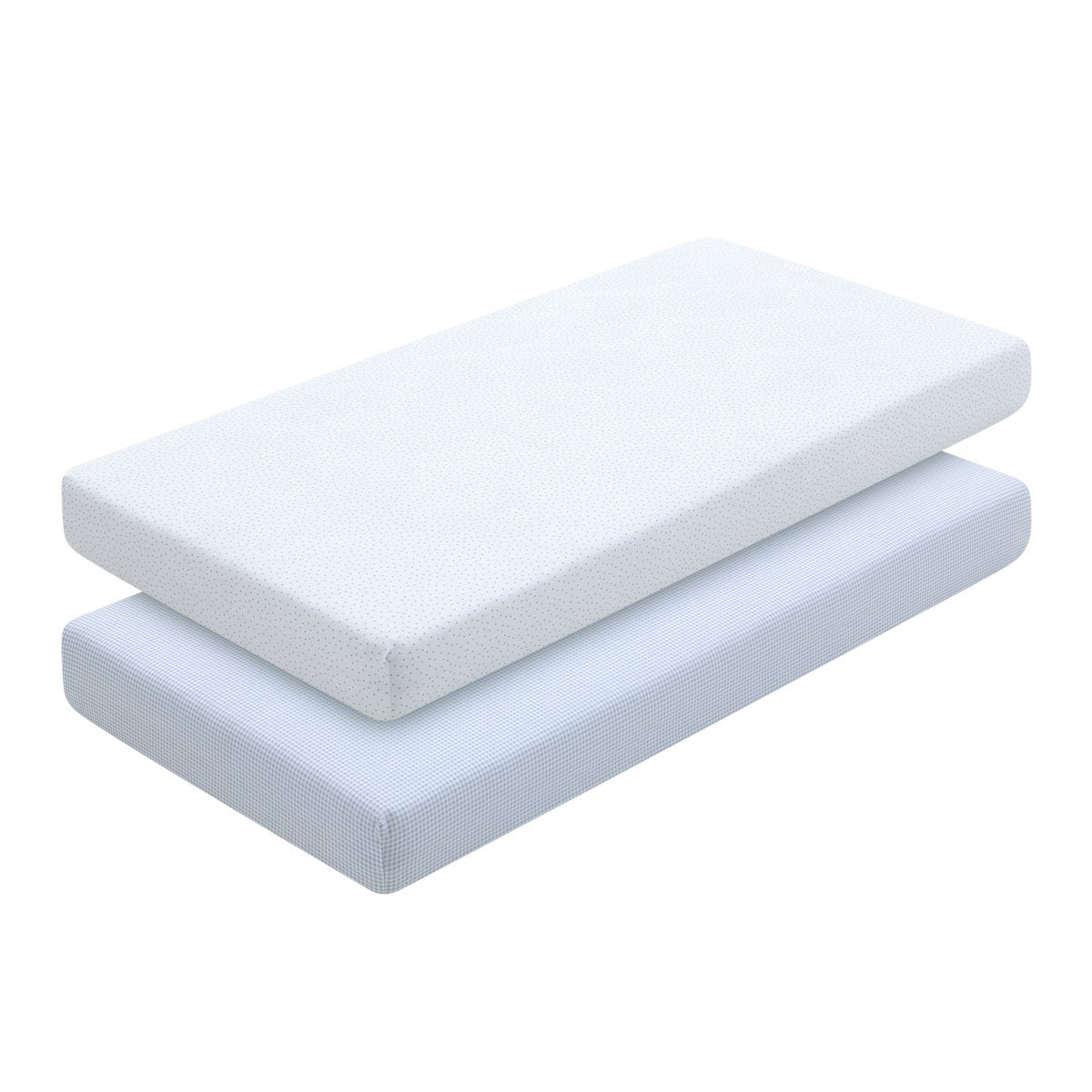 BAJERA CUNA 60 PACK 2 UDS. 60x120x17 CM VICHY10 CELESTE