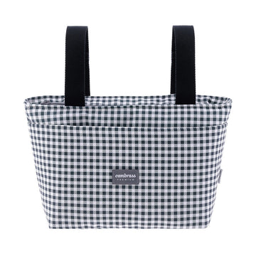 BOLSO ORGANIZADOR VICHY NEGRO 13x38x20 CM