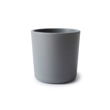 PACK DOS VASOS SOLID SMOKE 7.5x7.5x7 CM