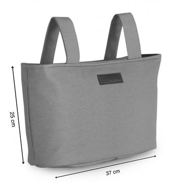 BOLSO CARRO ORGANIZADOR CITY GREY 8x37x25 CM