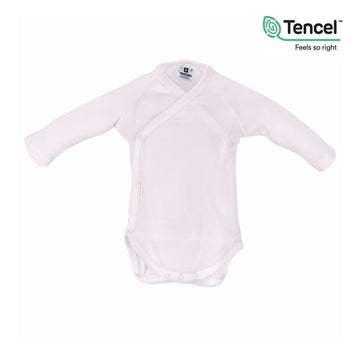 BODY RECIEN NACIDO M.LARGA T.1 TENCEL ROSA
