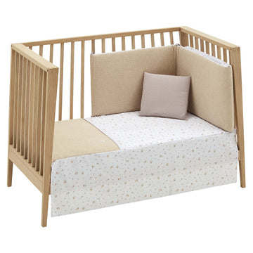 JGO 2 PCS.COLCHA I-V. CUNA 60 GREENY BEIGE 60x120x3 CM