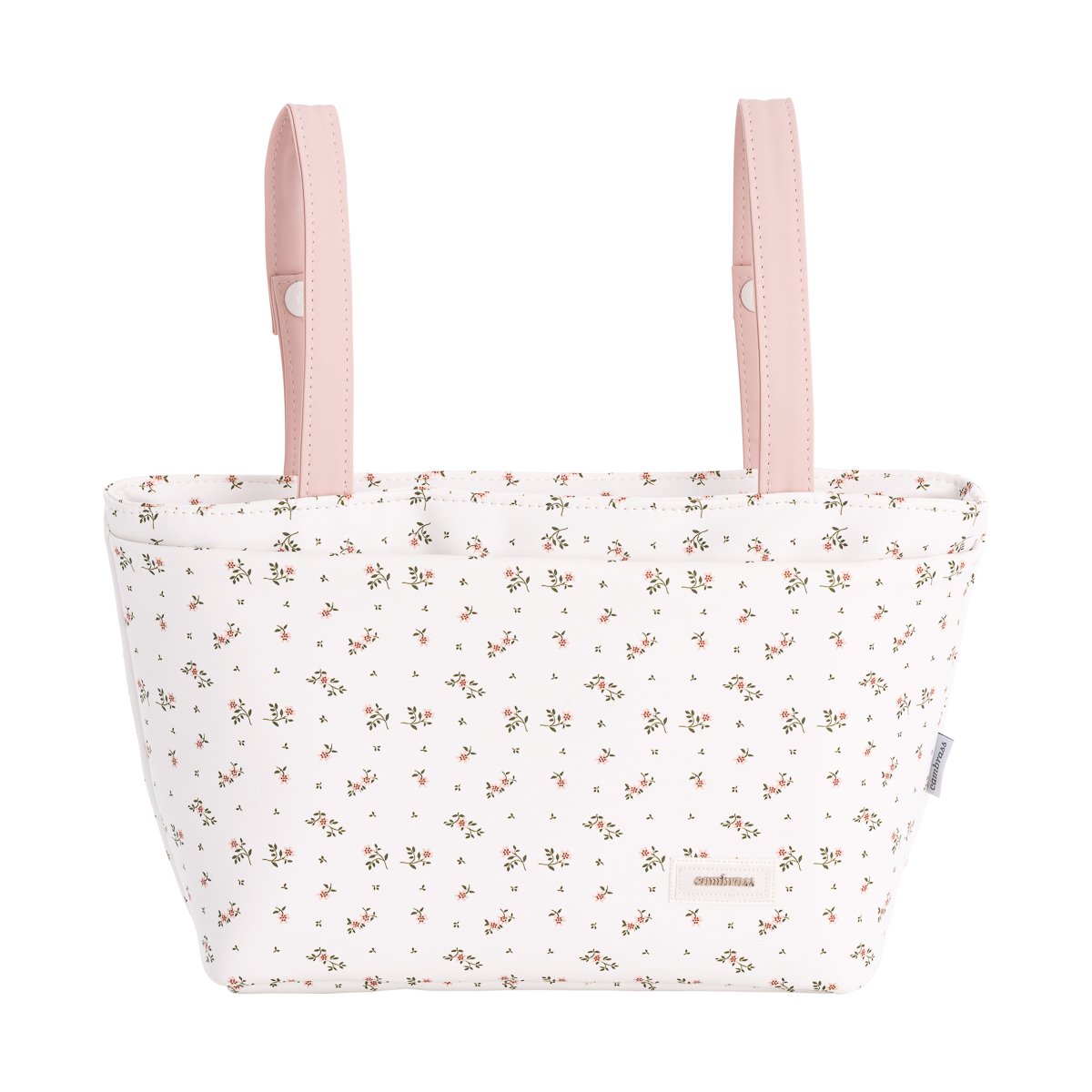 BOLSO ORGANIZADOR AURA BEIGE/FLORES 13x38x20 CM