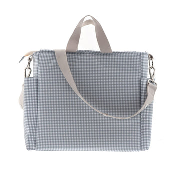 BOLSO MATERNAL PACK MINI WINDSORD GRIS 16x43x37 CM