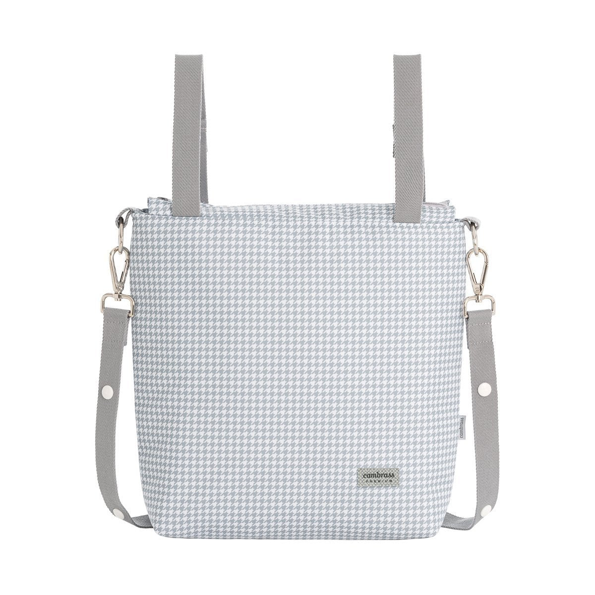 BOLSO TALEGA WINDSORD GRIS 12x40x35 CM