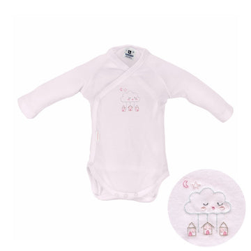 BODY RECIEN NACIDO M.LARGA I. T.3 NUBE 23 ROSA