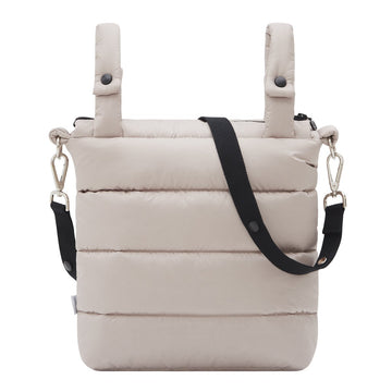 BOLSO TALEGA URBAN BEIGE 12x40x35 CM