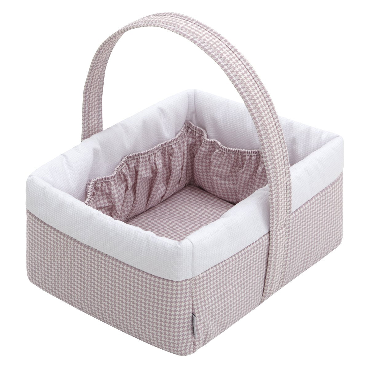 CESTA CANASTILLA 22.5x29x29 CM MINI WINDSORD ROSA