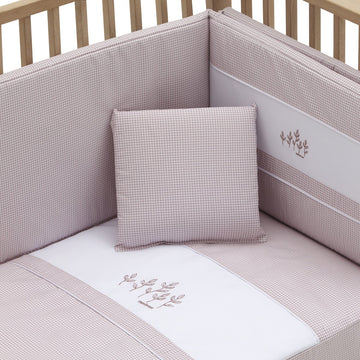 JGO 2 PCS.COLCHA I-V. CUNA 60 MINI WINDSORD ROSA 60x120x3 CM