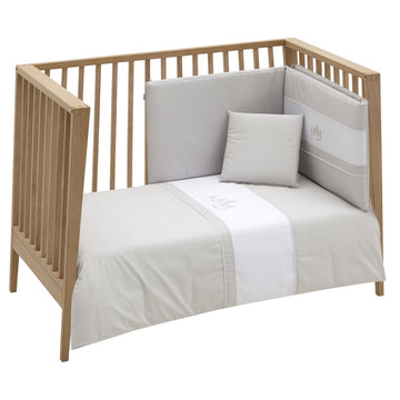 JGO 2 PCS.F.NORDICA CUNA 60 MINI WINDSORD CRUDO 100x140x3 CM
