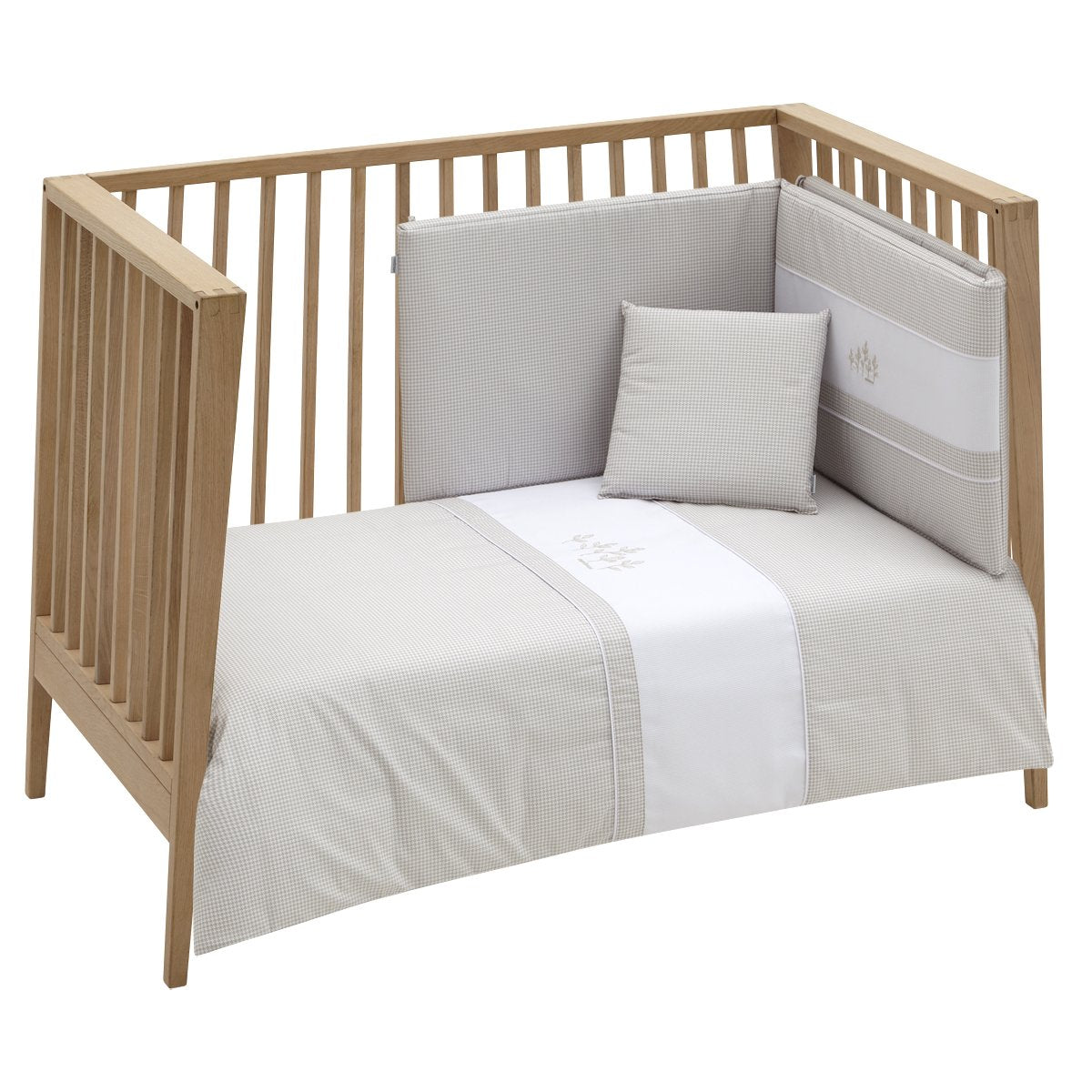JGO 2 PCS.F.NORDICA CUNA 70 MINI WINDSORD CRUDO 110x170x3 CM