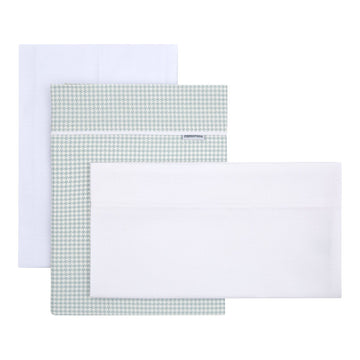 SABANA MINICUNA 3 PCS 80x120x1 CM MINI WINDSORD MINT