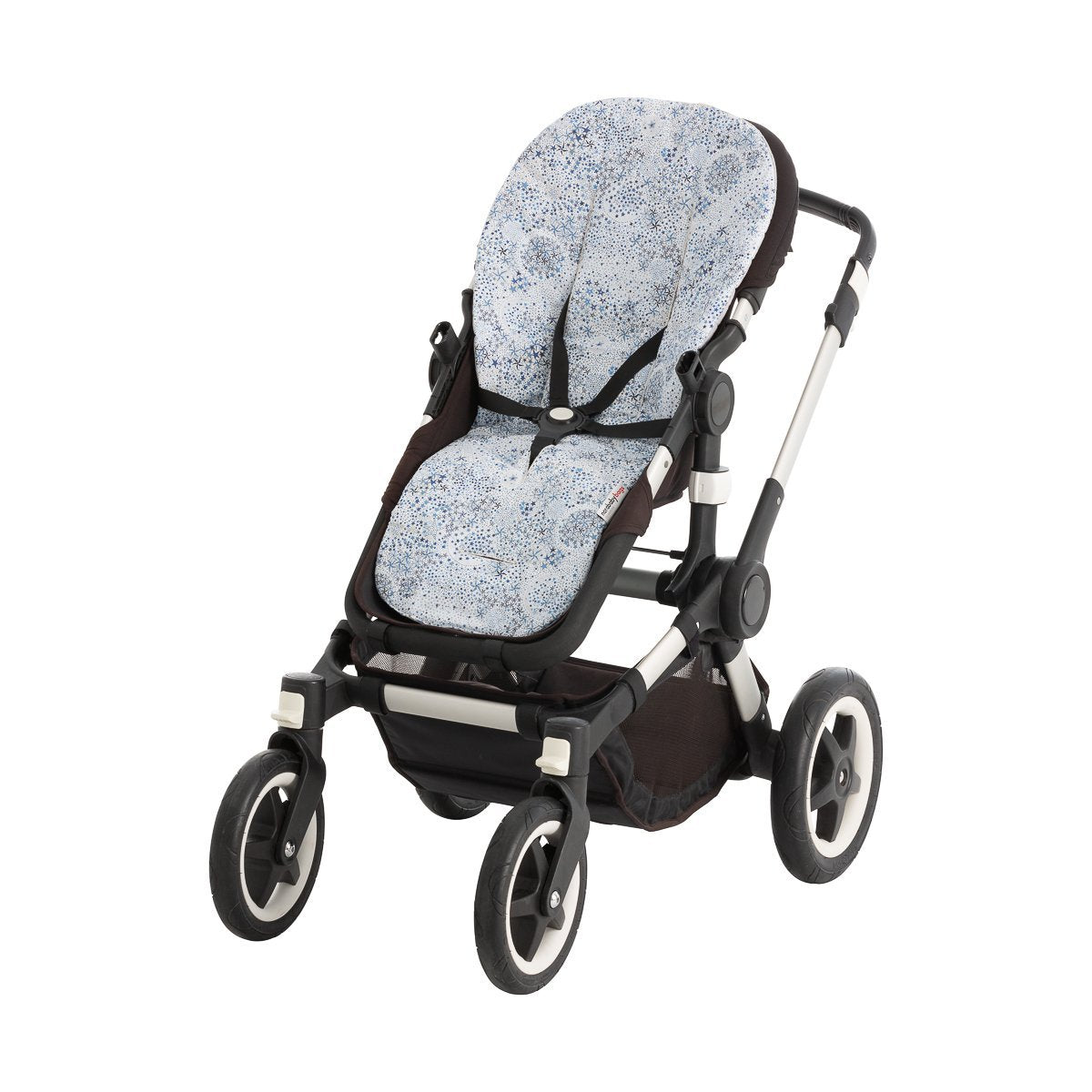 COLCHONETA SILLA UNIVERSAL REVERSIBLE OVALADA STAR LIBERTY AZUL 43x88x1 CM
