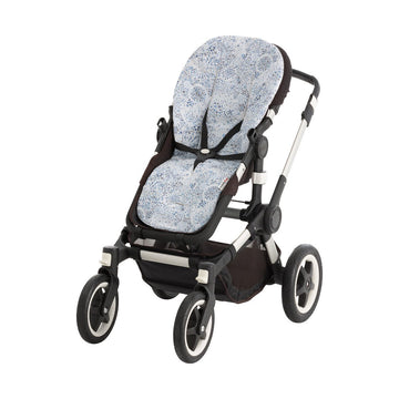 COLCHONETA SILLA UNIVERSAL REVERSIBLE OVALADA STAR LIBERTY AZUL 43x88x1 CM