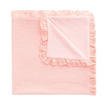 MANTA REVERSIBLE 65x65x1 CM SOFT ROSA