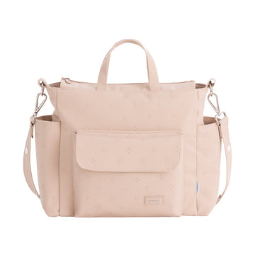 BOLSO MATERNAL PACK TWIN BEIGE 16x43x37 CM