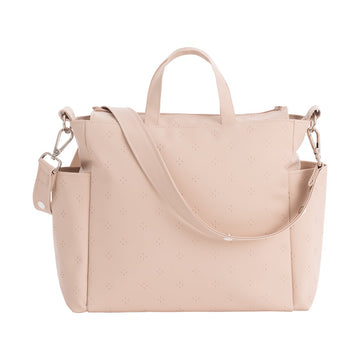 BOLSO MATERNAL PACK TWIN BEIGE 16x43x37 CM