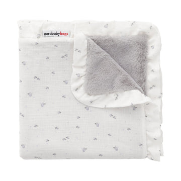 MANTA REVERSIBLE 65x65x1 CM TWIN GRIS