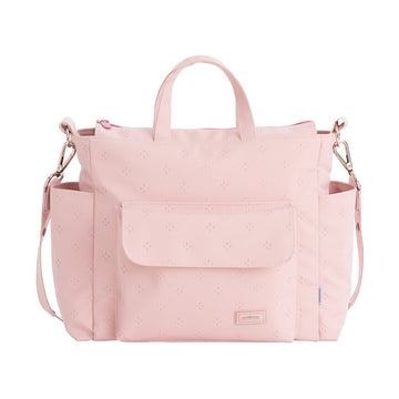 BOLSO MATERNAL PACK TWIN ROSA 16x43x37 CM