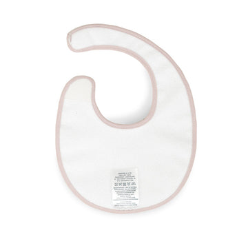 BABERO REDONDO CON VELCRO PLUMETI ROSA 16x19x1 CM
