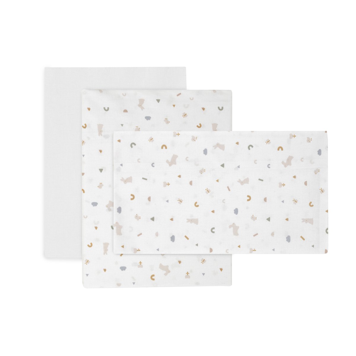 SABANA CUNA 3 PCS (CUNA 60) 100x165x1 CM RABBIT BEIGE