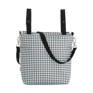 BOLSO TALEGA NEW VICHY AZUL 12x40x35 CM