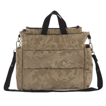 BOLSO MATERNAL PACK CRIPSI BEIGE 16x43x37 CM