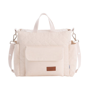 BOLSO MATERNAL PACK VIELLA BEIGE 16x43x37 CM