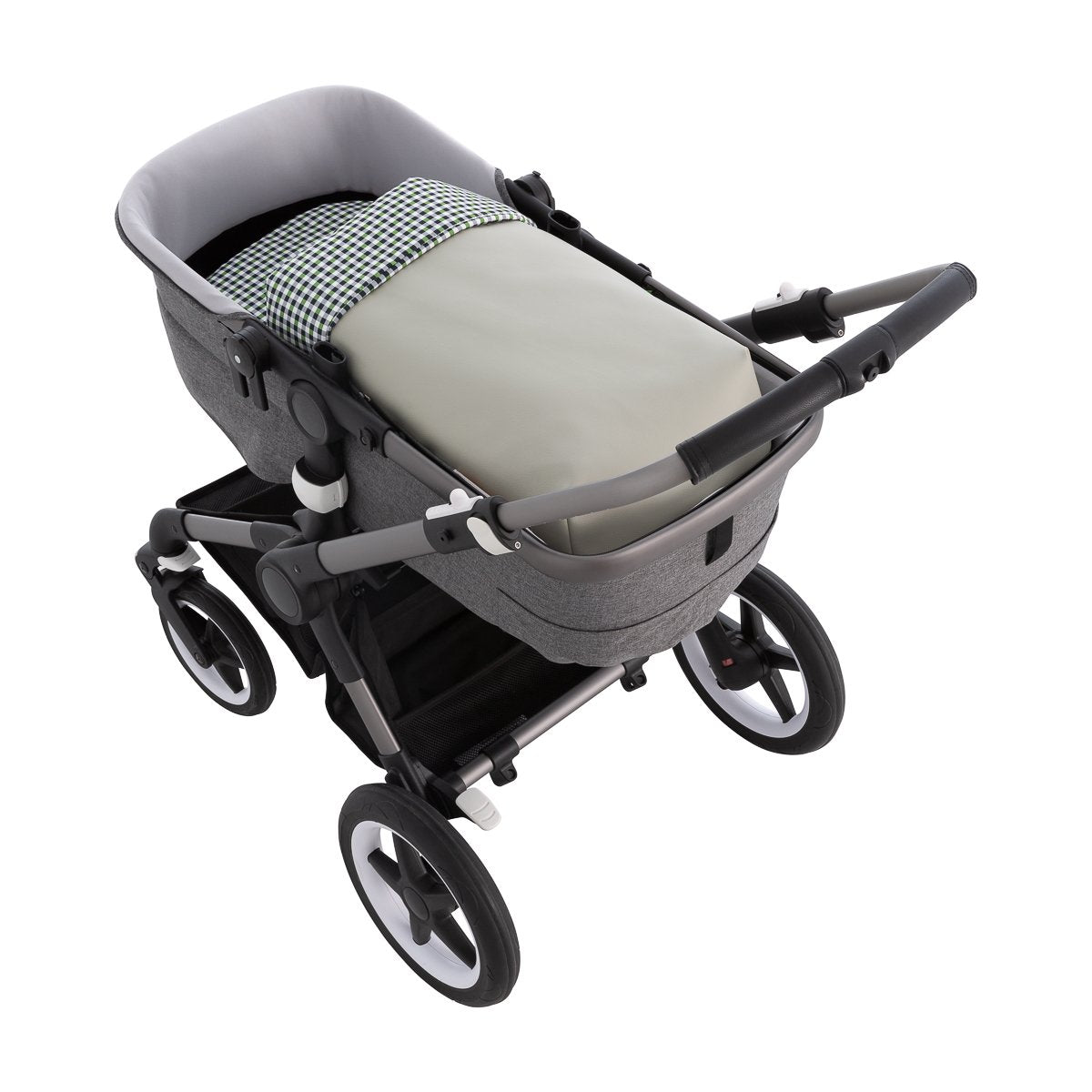 SACO CAPAZO COLCHONETA NEW VICHY KAKI 35x80x6 CM