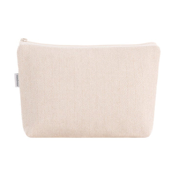 BOLSA ASEO LINO BEIGE 6x28x20 CM