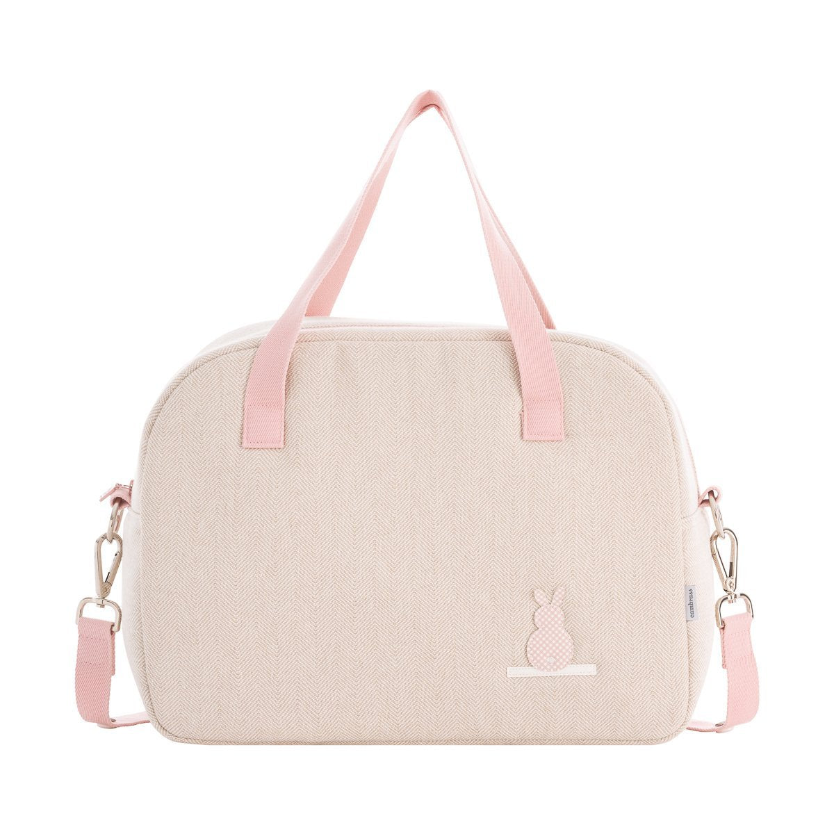 BOLSO MATERNAL PROME LINO ROSA 18x41x31 CM