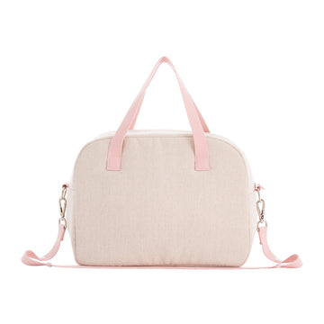 BOLSO MATERNAL PROME LINO ROSA 18x41x31 CM