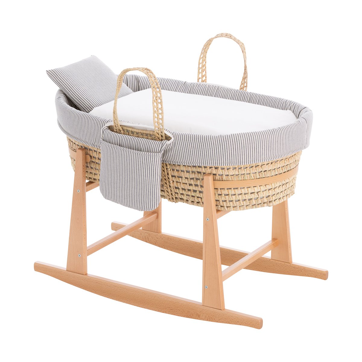 MOISES BEBE MIO CUCO + PATAS PORTLAND RAYA GRIS/PIQUE 49x80x61 CM