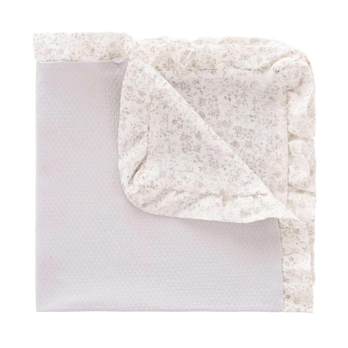 MANTA REVERSIBLE 65x65x1 CM LINEN GRIS
