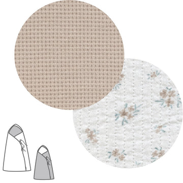 SACO CAPAZO CRUZADO REVERS. MINI PIO BEIGE 40x80x5 CM