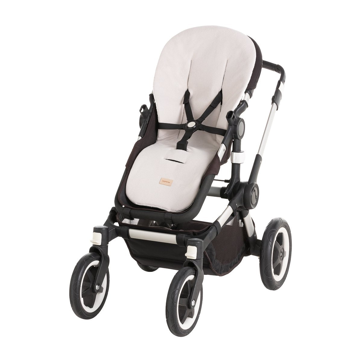COLCHONETA SILLA UNIVERSAL REVERSIBLE OVALADA MINI PIO GRIS 43x88x1 CM