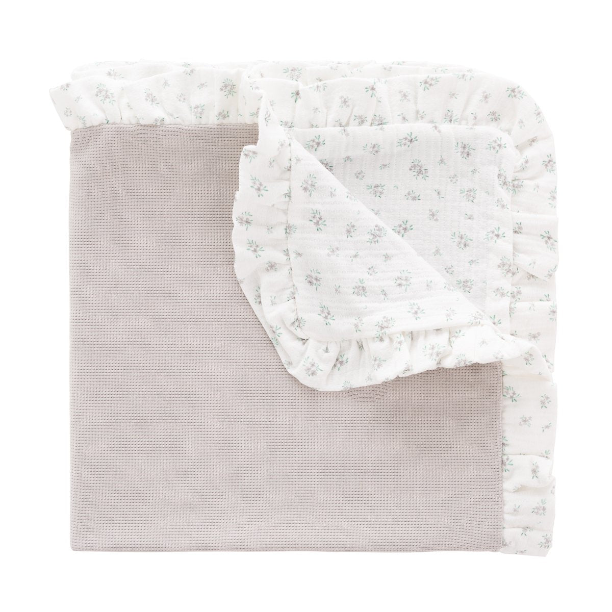 MANTA REVERSIBLE 65x65x1 CM MINI PIO GRIS