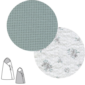 SACO CAPAZO CRUZADO REVERS. MINI PIO MINT 40x80x5 CM