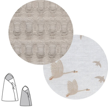 SACO CAPAZO CRUZADO REVERS. ZICO BEIGE 40x80x5 CM
