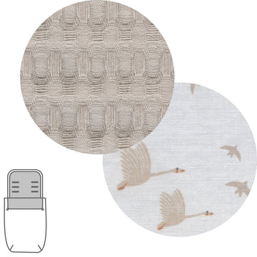SACO CAPAZO + COLCHONETA ZICO BEIGE 35x80x6 CM