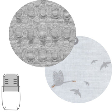 SACO CAPAZO + COLCHONETA ZICO GRIS 35x80x6 CM