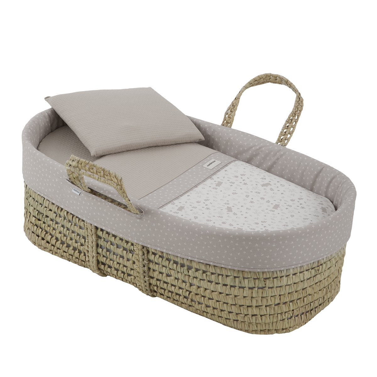 MOISES DE PALMA ACOLCHADO UNE ABETE BEIGE 39x80x25 CM