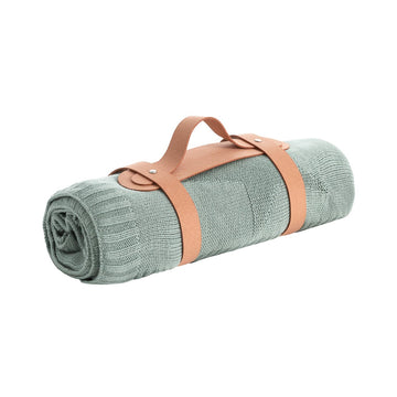 MANTA PUNTO BAMBOO 80x100x1 CM STELLE CAMBRIDGE BLUE