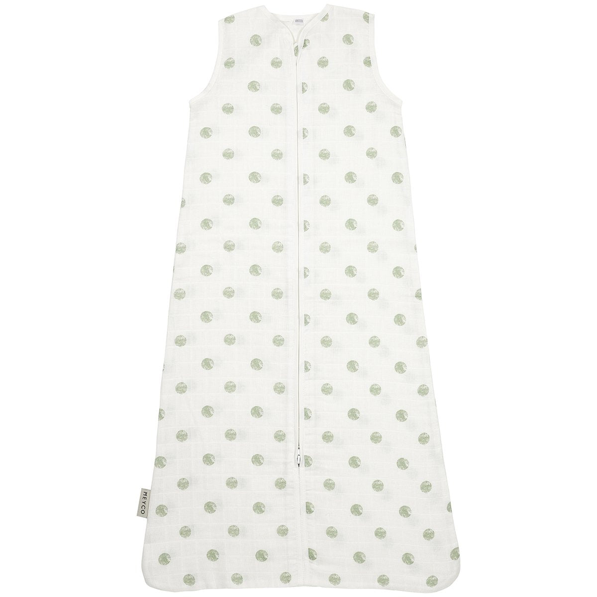SACO DORMIR S/M MUSELI.TOG 0.3 90 CM ME-DOTS SOFT GREEN